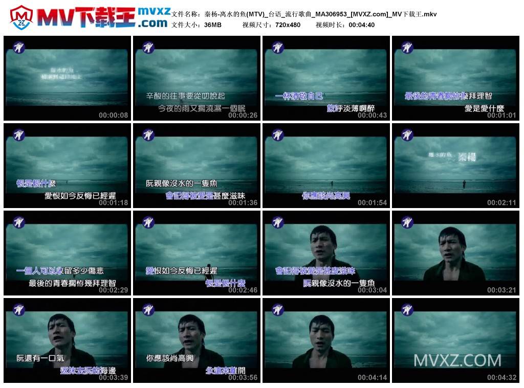 秦杨-离水的鱼(MTV)_台语_流行歌曲_MA306953